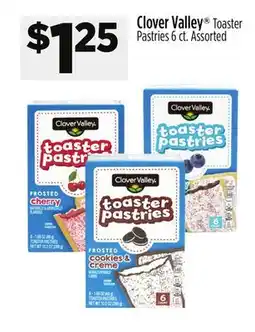 Dollar General Clover Valley Toaster Pastries offer