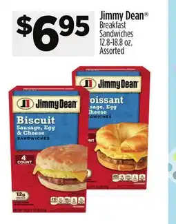 Dollar General Jimmy Dean Breakfast Sandwiches offer