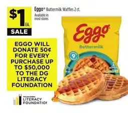 Dollar General Eggo Buttermilk Waffles offer