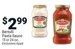 Redner's Warehouse Bertolli Pasta Sauce offer