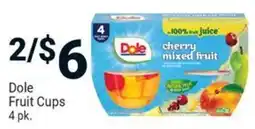 Redner's Warehouse Dole Fruit Cups offer