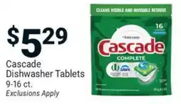 Redner's Warehouse Cascade dishwasher tablets offer