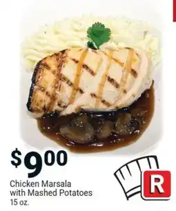 Redner's Warehouse Chicken marsala with mashed potatoes offer
