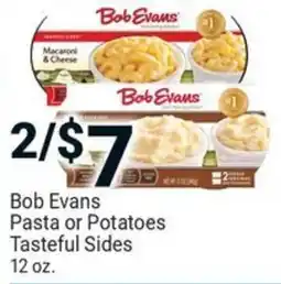 Bob evans pasta or potatoes tasteful sides