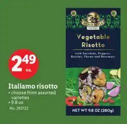Lidl Italiamo risotto offer