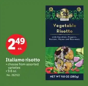 Lidl Italiamo risotto offer
