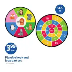 Lidl Playtive hook and loop dart set offer
