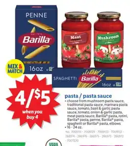 Lidl pasta/pasta sauce offer