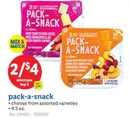 Lidl pack-a-snack offer