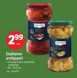 Lidl Italiamo antipasti offer