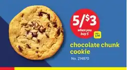 Lidl chocolate chunk cookie offer
