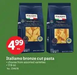 Lidl Italiamo bronze cut pasta offer