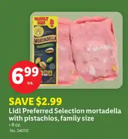 Lidl Lidl Preferred Selection mortadella with pistachios, family size offer