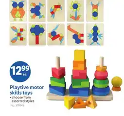 Lidl Playtive motor skills toys offer
