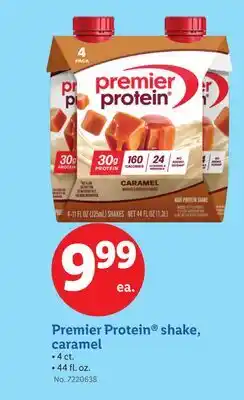Lidl Premier Protein shake, caramel offer