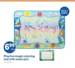 Lidl Playtive magic coloring mat with water pen offer