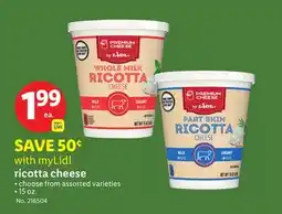 Lidl ricotta cheese offer
