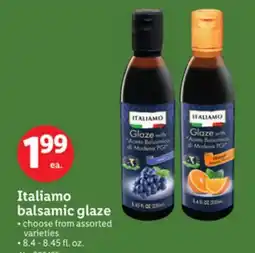 Lidl Italiamo balsamic glaze offer