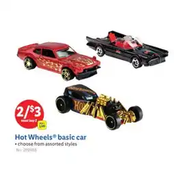 Lidl Hot Wheels basic car offer