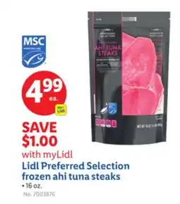 Lidl Lidl Preferred Selection frozen ahi tuna steaks offer