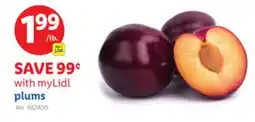 Lidl plums offer