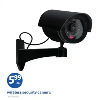 Lidl wireless security camera offer