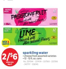 Lidl sparkling water offer