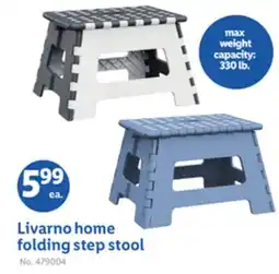 Lidl Livarno home folding step stool offer