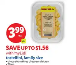 Lidl tortellini, family size offer