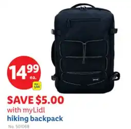 Lidl hiking backpack offer
