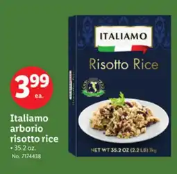 Lidl Italiamo arborio risotto rice offer