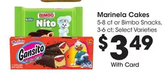Ralphs Marinela Cakes offer