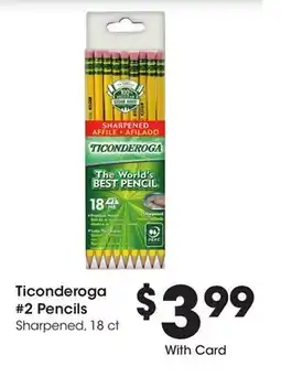 Ralphs Ticonderoga #2 Pencils offer