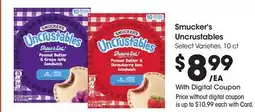 Ralphs Smucker's Uncrustables offer