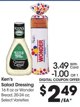 Ralphs Ken's Salad Dressing offer