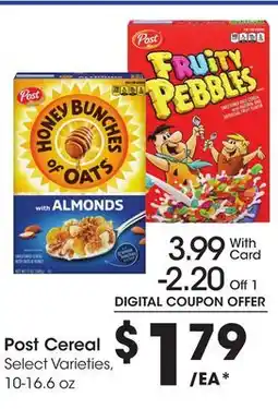 Ralphs Post Cereal offer