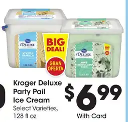 Ralphs Kroger Deluxe Party Pail Ice Cream offer