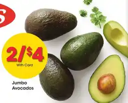 Ralphs Jumbo Avocados offer