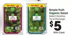 Ralphs Simple Truth Organic Salad offer
