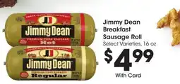 Ralphs Jimmy Dean Breakfast Sausage Roll offer