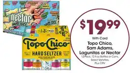 Ralphs Topo Chico, Sam Adams, Lagunitas or Nectar offer