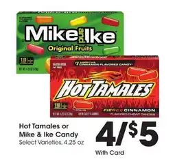 Ralphs Hot Tamales or Mike & Ike Candy offer