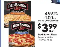 Ralphs Red Baron Pizza offer