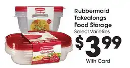 Ralphs Rubbermaid Takealongs Food Storage offer