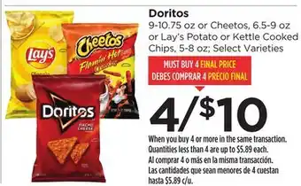 Food 4 Less Doritos offer