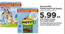 Food 4 Less General Mills Family Pack Fruit Snacks offer