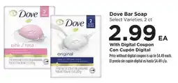 Food 4 Less Dove Bar Soap offer