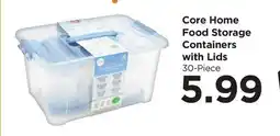 Food 4 Less Core Home Food Storage Containers with Lids offer