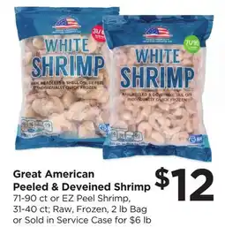 Food 4 Less Great American Peeled & Deveined Shrimp offer