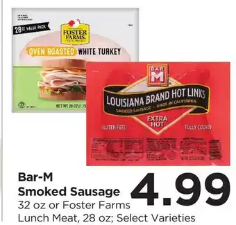 Food 4 Less Bar-M Smoked Sausage offer